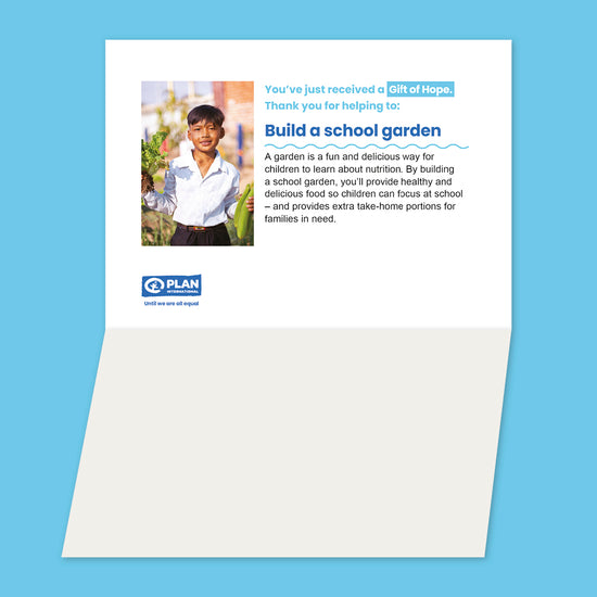 Build a school garden