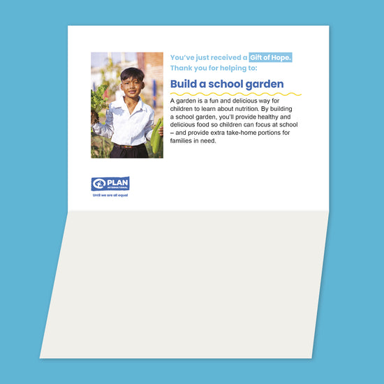 Build a school garden