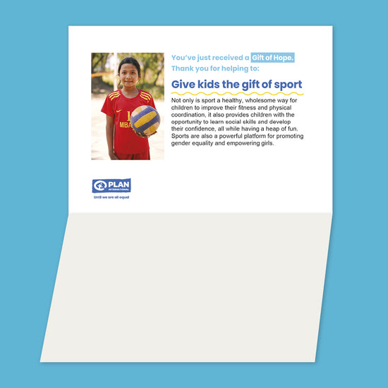 Give kids the gift of sport