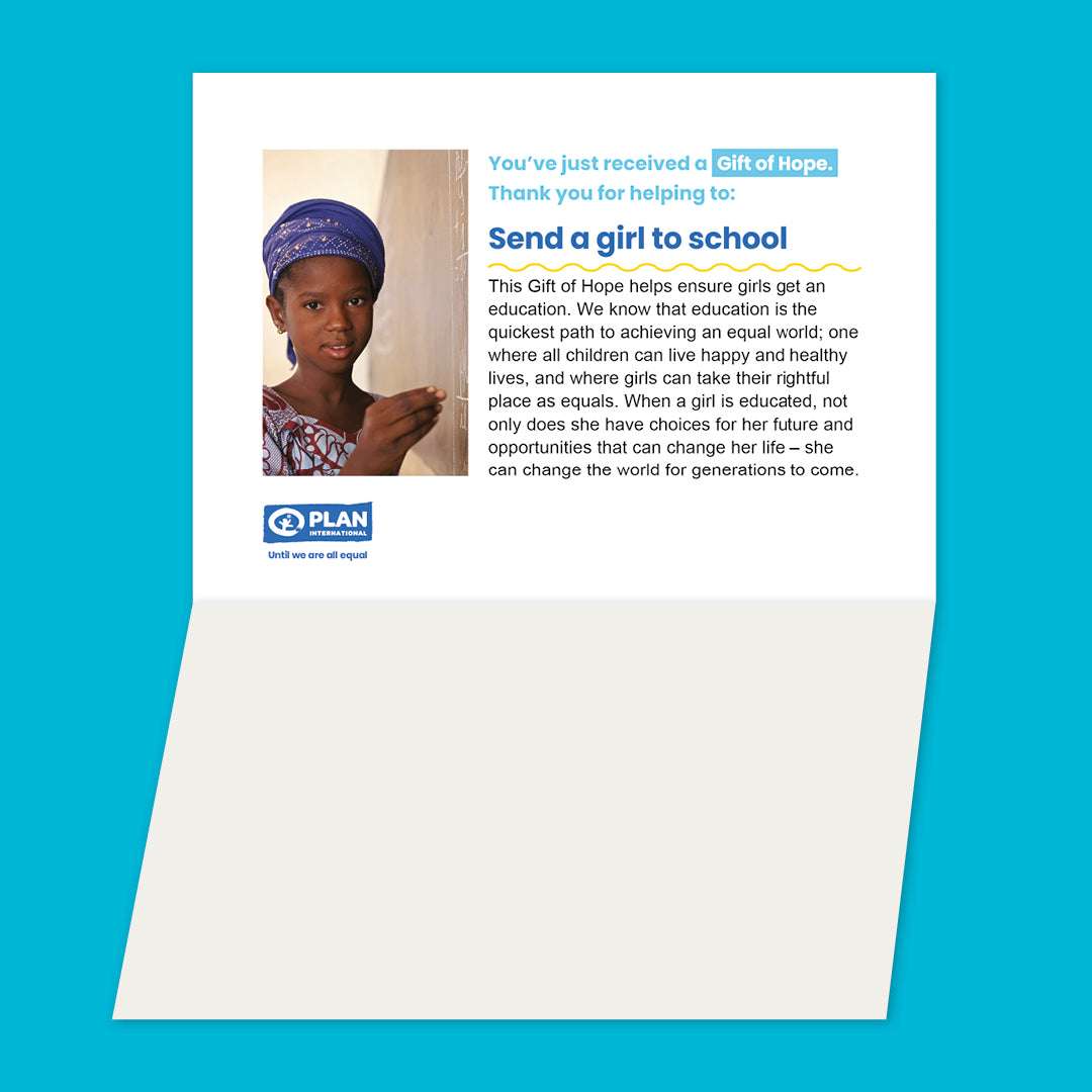 Send a girl to school