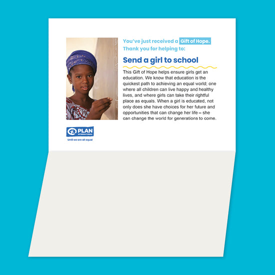 Send a girl to school