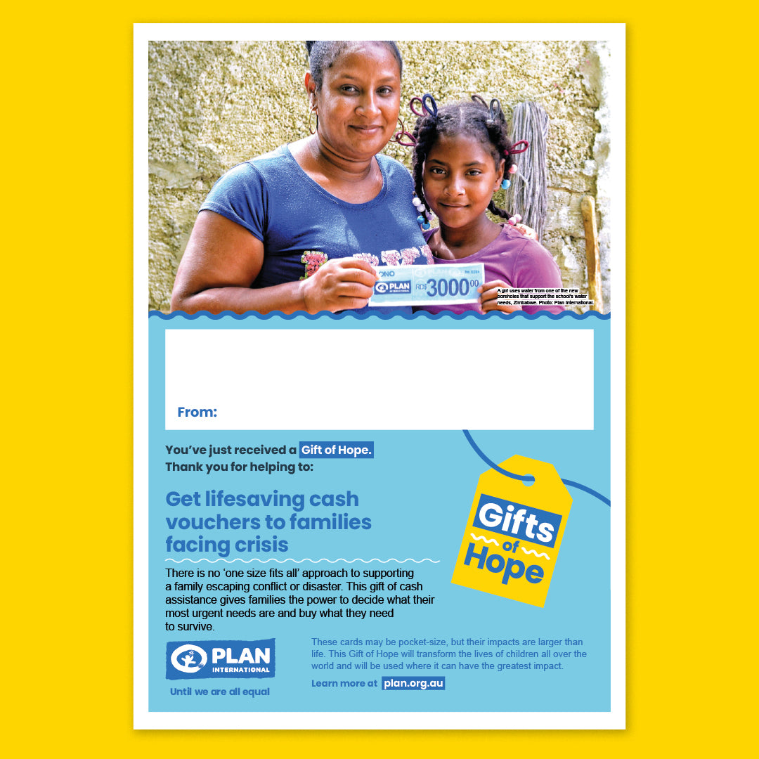 Load image into Gallery viewer, Get lifesaving cash vouchers to families facing crisis
