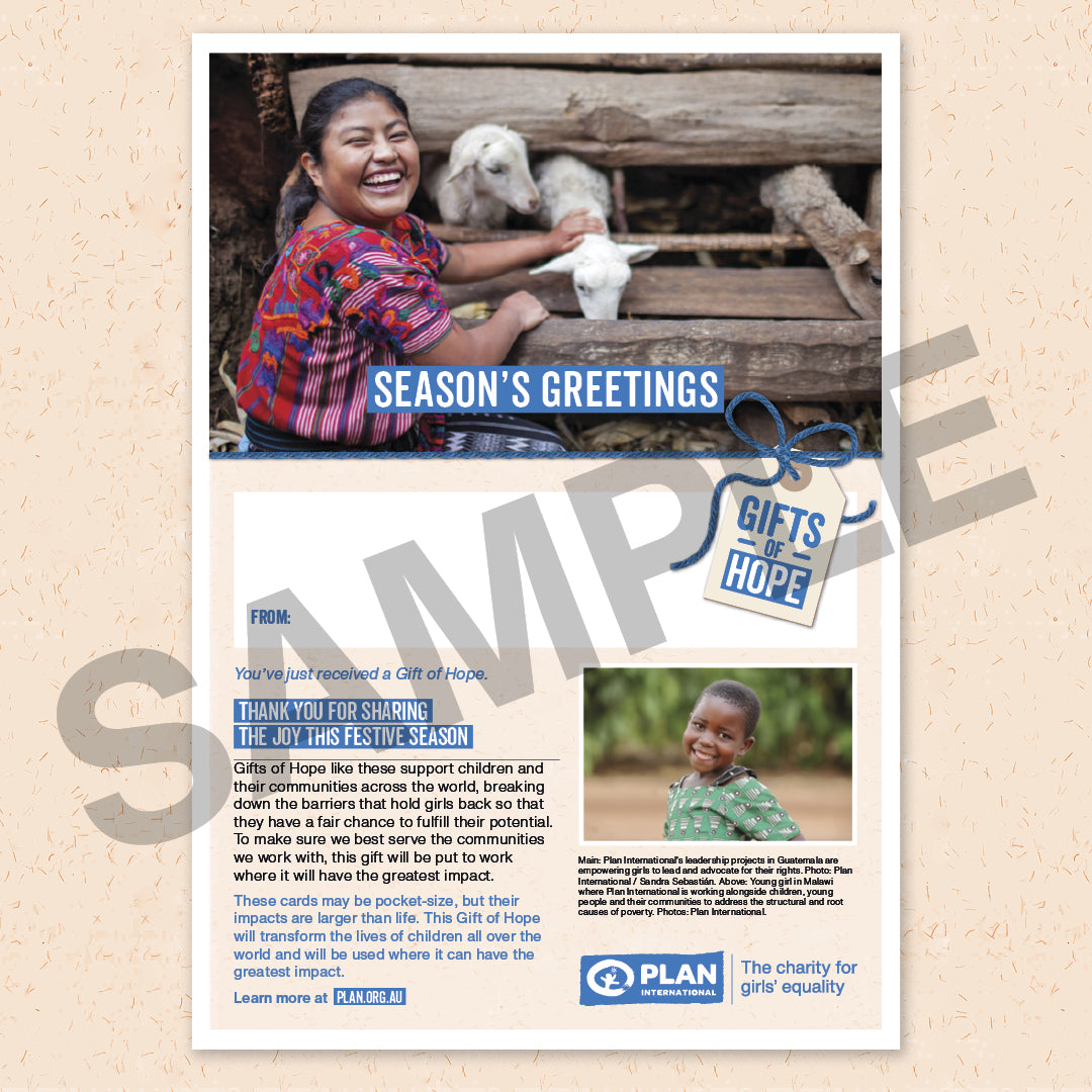 Christmas cards that go the distance